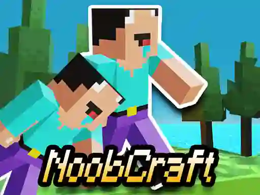 Igra Parkour Craft Noob Steve 2 spletu