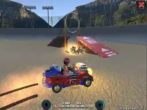 Igra Demolition Cartoon Car Crash Derby spletu