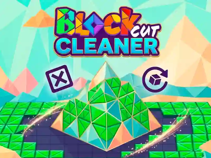 Igra Block Cut Cleaner spletu