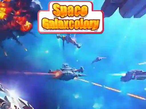 Igra Space Galaxcolory spletu