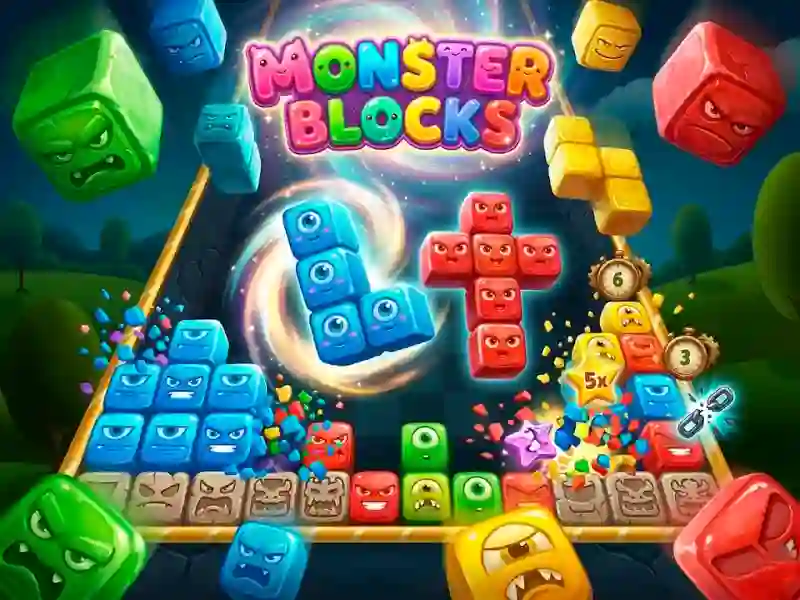 Igra Monster Blocks spletu