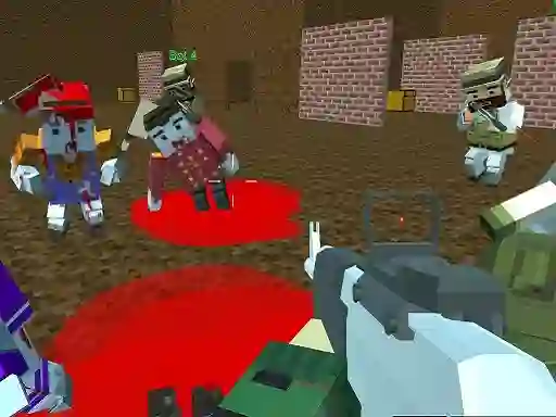 Igra Blocky Warfare The Aweper Zombie spletu