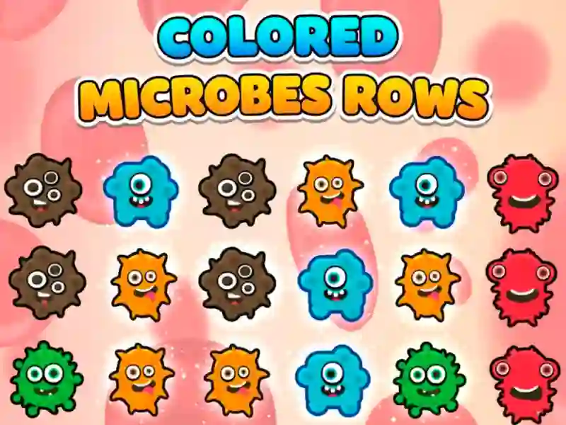Igra Colored Microbes Rows spletu