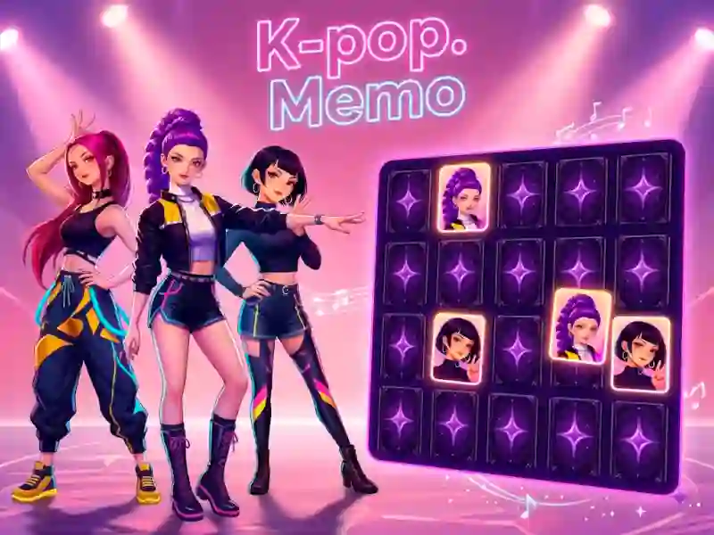 Igra K-pop. Memo spletu