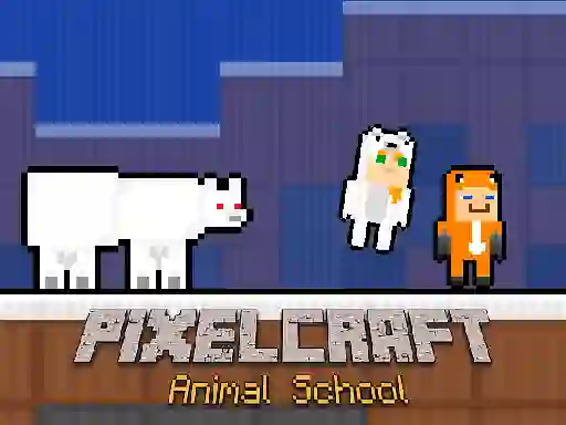 Igra PixelCraft Animal School spletu