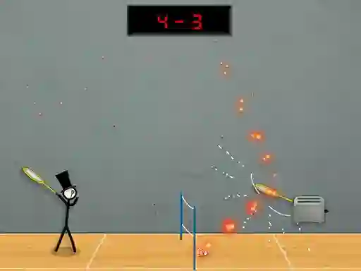 Igra Stick Figure Badminton 3 spletu