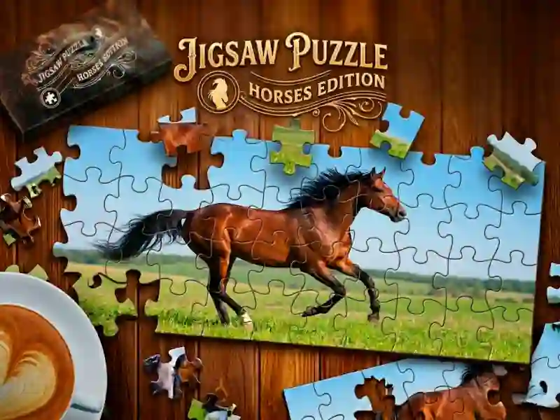 Igra Jigsaw Puzzle Horses Edition spletu