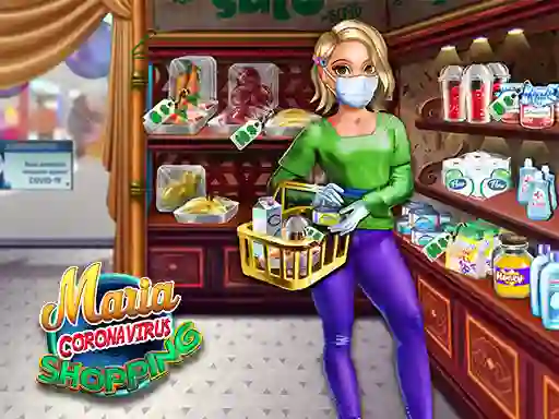 Igra Maria Coronavirus Shopping spletu