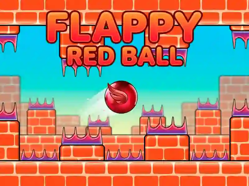Igra Flappy red ball spletu
