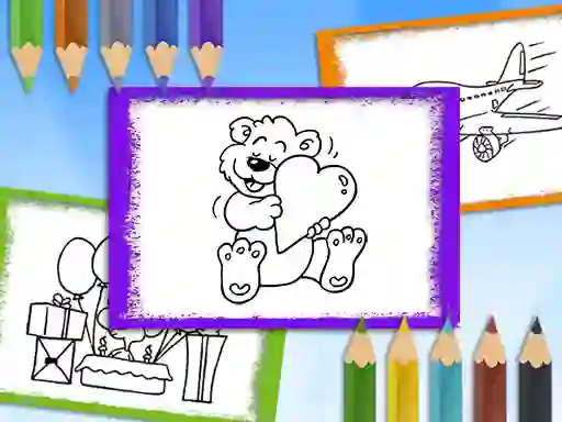 Igra Cartoon Coloring Book spletu