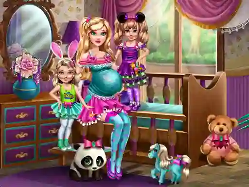 Igra Barbie With Twins spletu