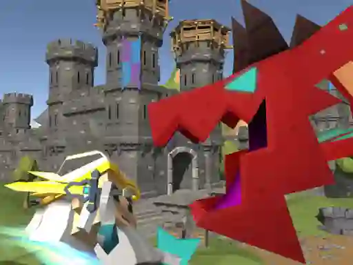 Igra Blocky Fantasy Battle Simulator spletu