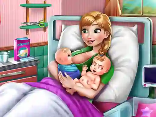 Igra Ice Princess Twins Birth spletu