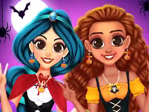 Igra BFFs Happy Halloween Party spletu