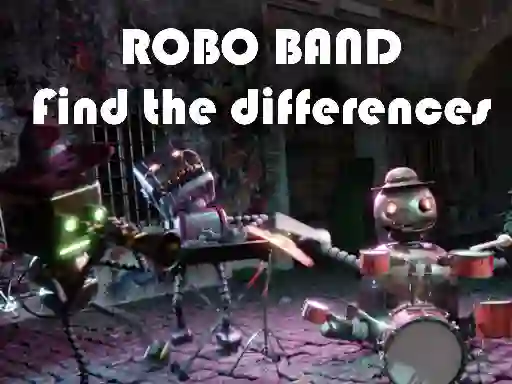 Igra Robot Band - Find the Differences spletu