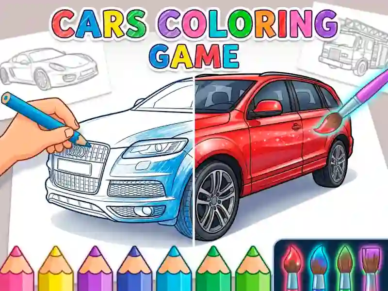 Igra Cars Coloring Game spletu