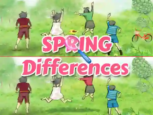 Igra Spring Differences spletu