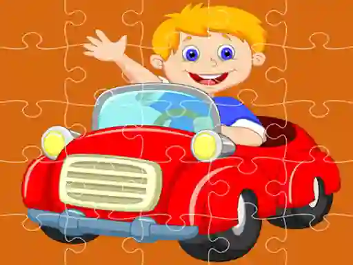 Igra Pedal Cars Jigsaw spletu