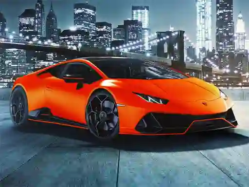 Igra Lamborghini Huracan Evo Puzzle spletu