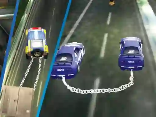 Igra Chained Impossible Driving Police Cars spletu