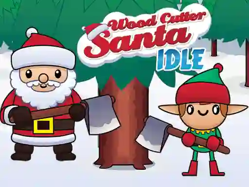 Igra Wood Cutter Santa Idle spletu