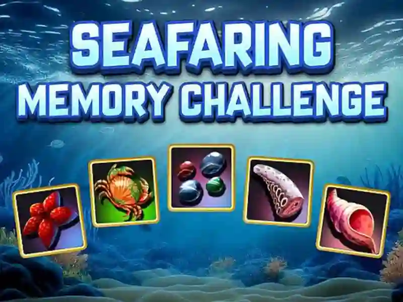 Igra Seafaring Memory Challenge spletu