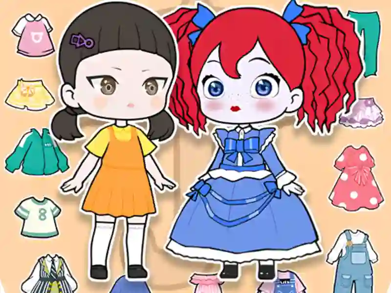 Igra Cute Doll Dress Up spletu
