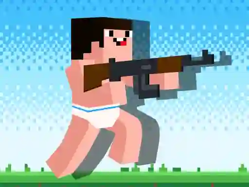 Igra Noob Rush vs Pro Monsters spletu