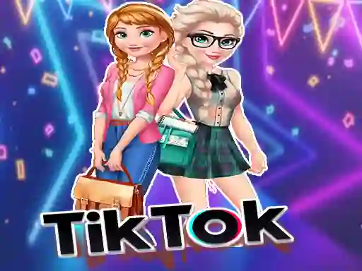 Igra TikTok Trend: Elsa Frozen spletu