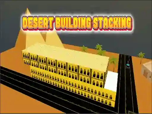 Igra Desert Building Stacking spletu