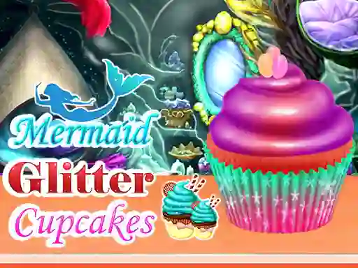 Igra Mermaid Glitter Cupcakes spletu