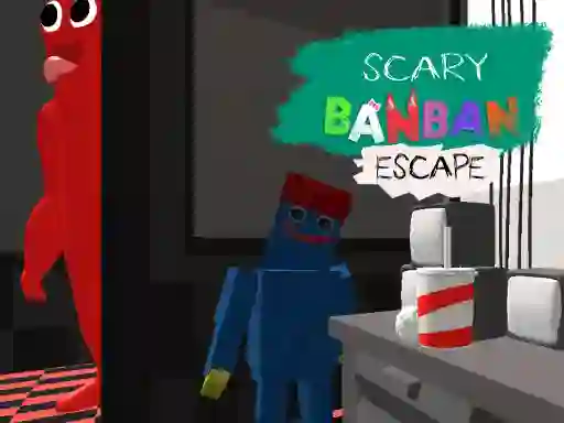 Igra Scary BanBan Escape spletu