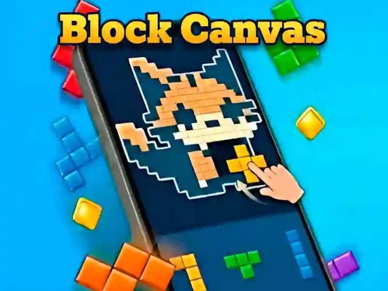 Igra Block Canvas spletu