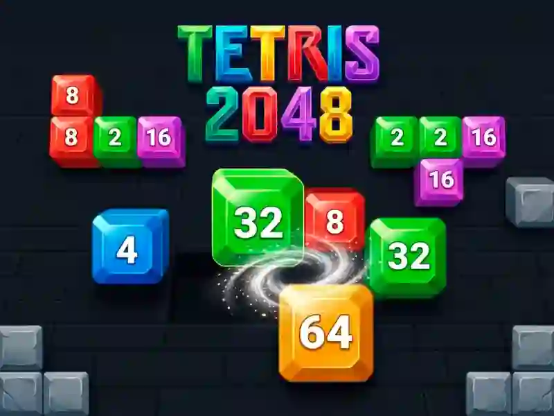 Igra Tetris 2048 spletu