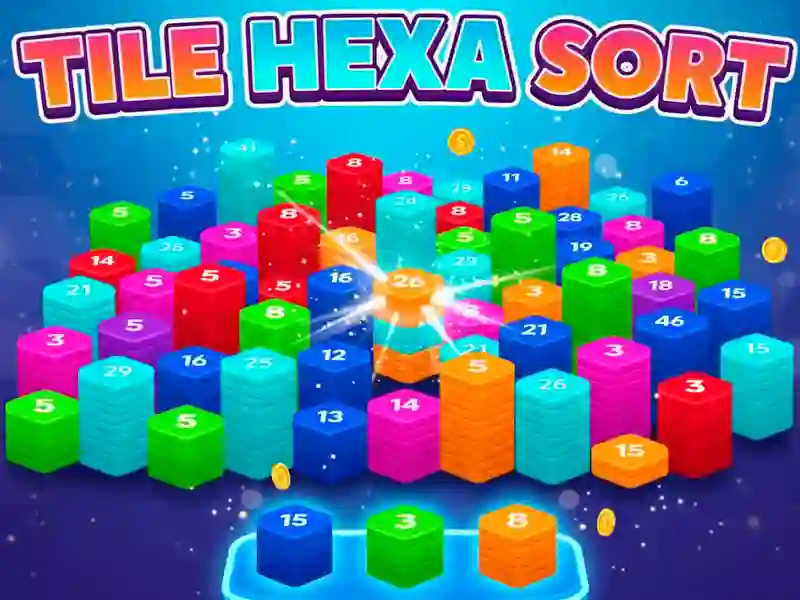 Igra Tile Hexa Sort spletu