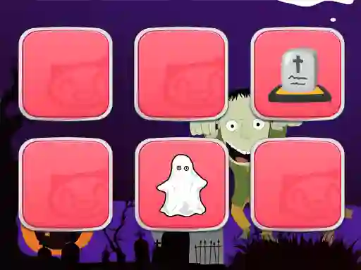 Igra Memory Halloween spletu