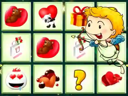 Igra Valentines Cards Match spletu