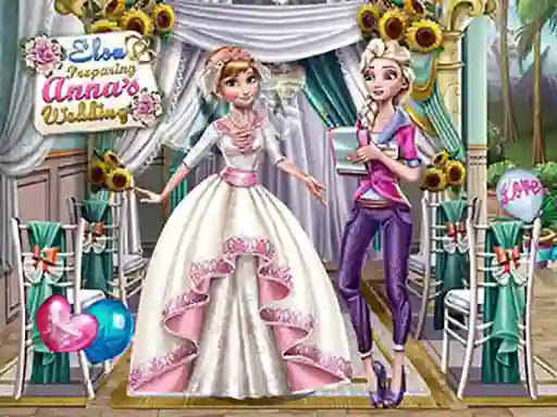 Igra Elsa Preparing Anna's Wedding spletu