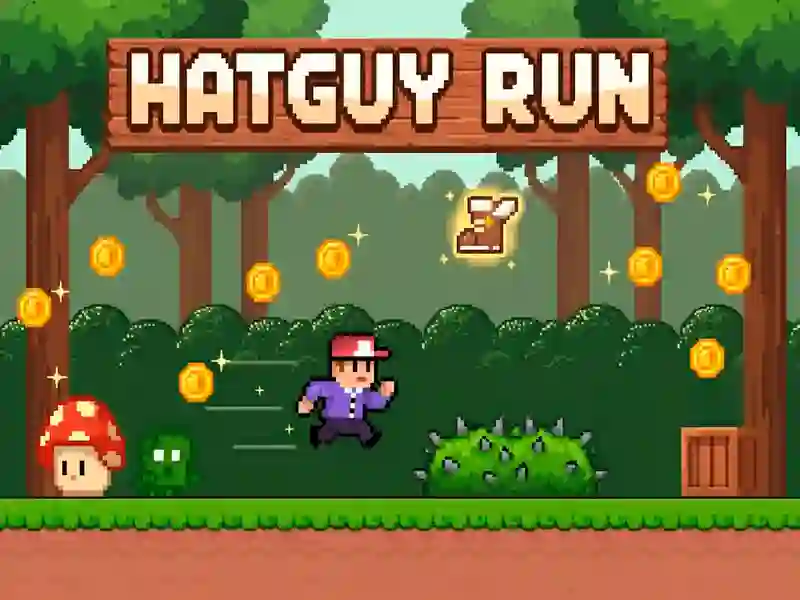 Igra Hatguy Run spletu