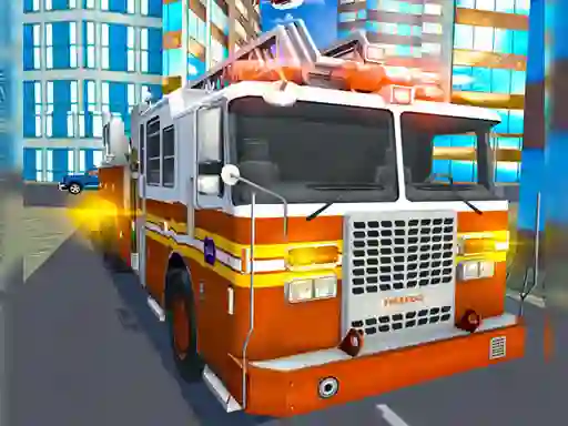 Igra Fire City Truck Rescue Driving Simulator spletu
