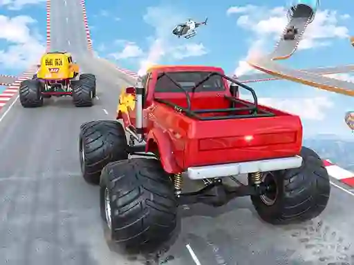 Igra Mega Ramp Monster Truck Race spletu