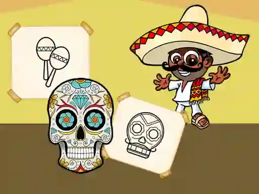 Igra Crazy Mexican Coloring spletu