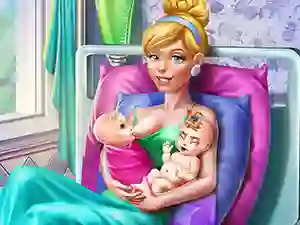 Igra Cinderella Twins Birth spletu