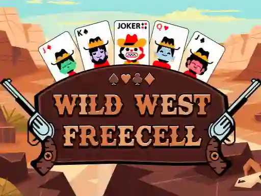 Igra Wild West Freecell spletu