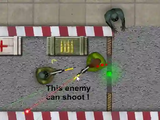 Igra Zombie Shooting 2D spletu