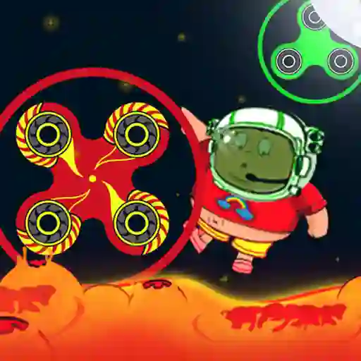 Igra Spinner Astro the Floor is Lava spletu