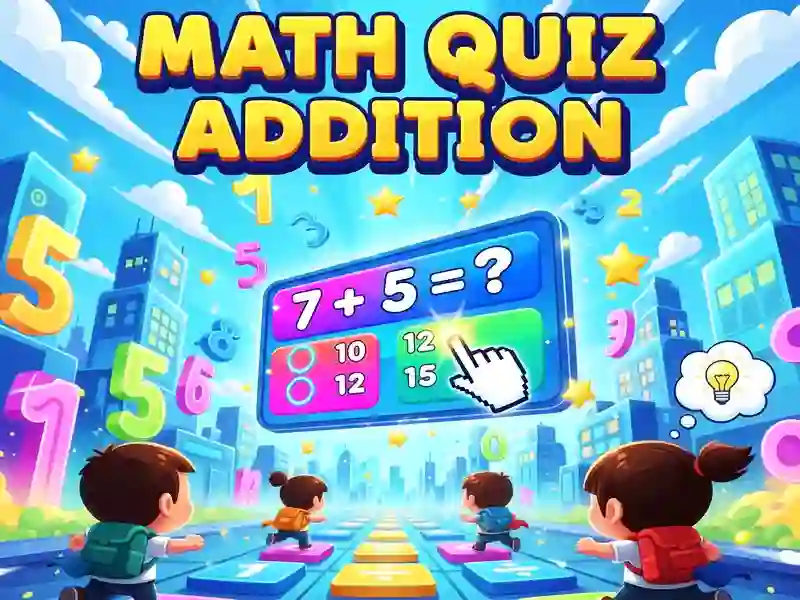 Igra Math Quiz Addition spletu