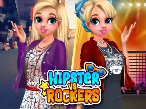 Igra Hipsters vs Rockers spletu