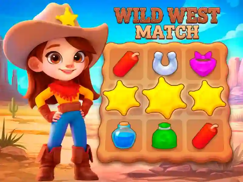 Igra Wild West Match spletu