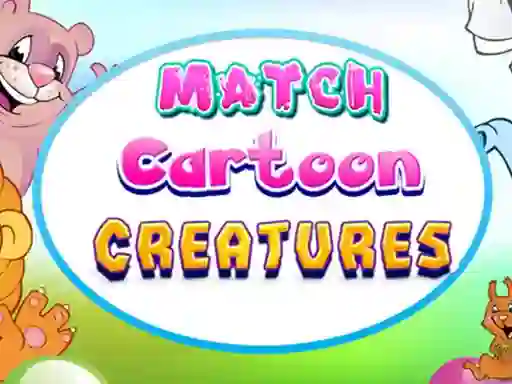Igra Match Cartoon Creatures spletu